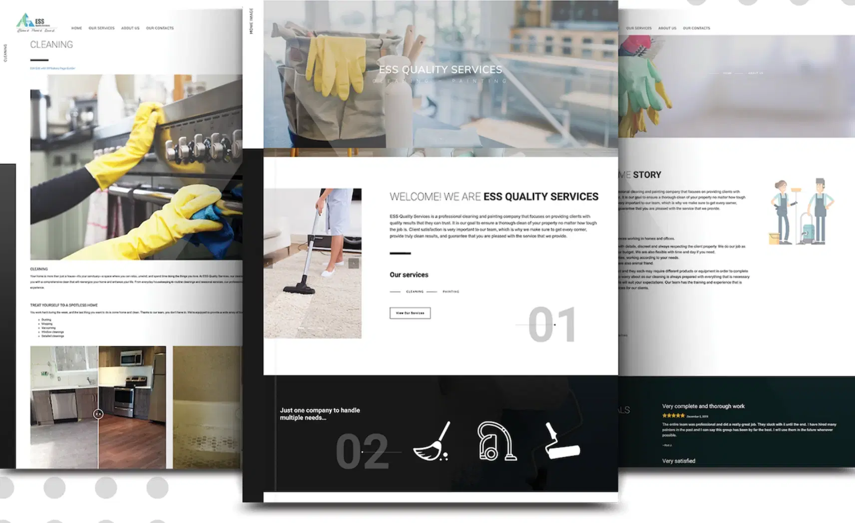 ESS Quality Services website
