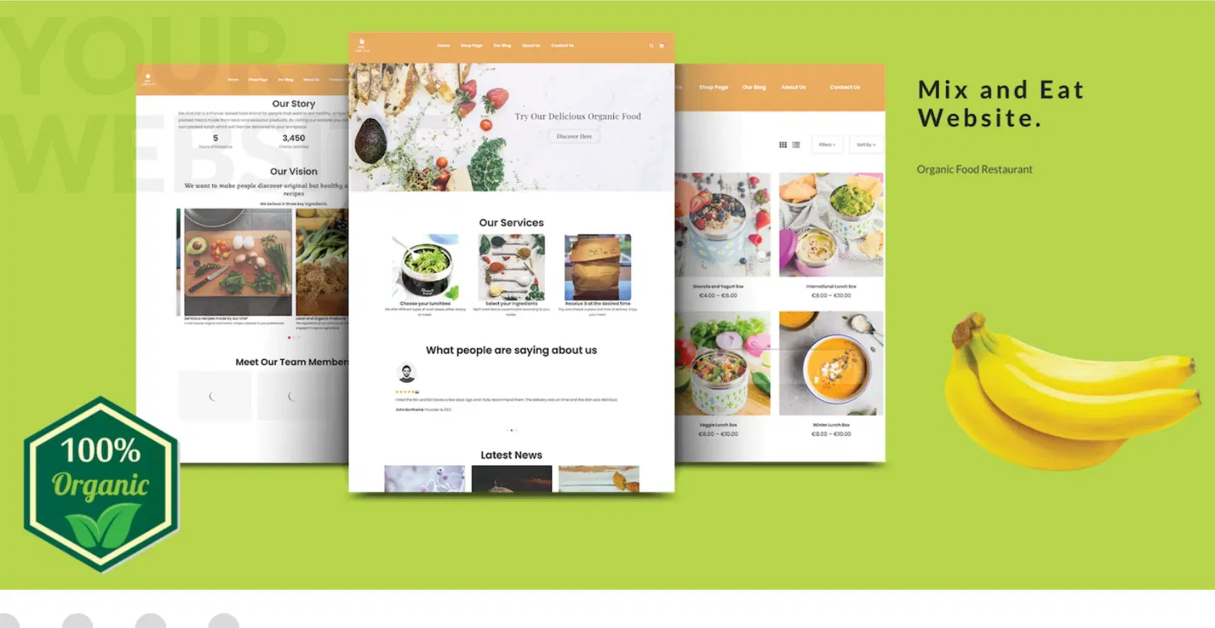 Mix and Eat website