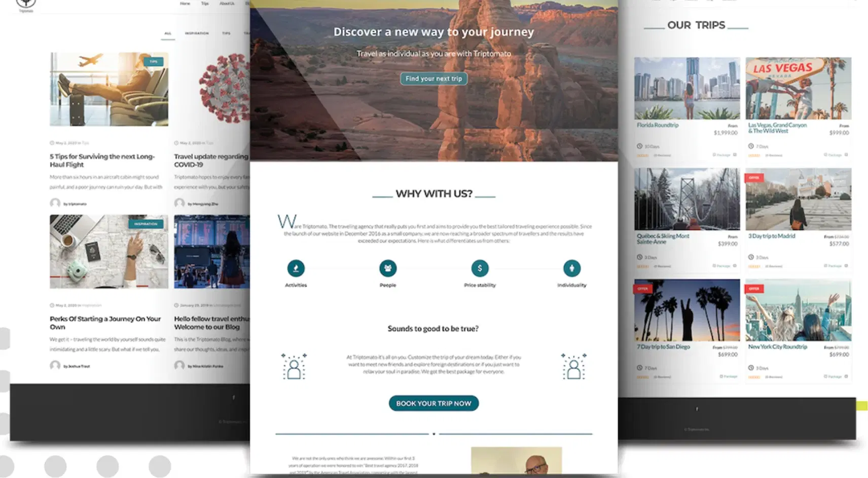 Trip Tomato website